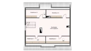 Grundriss Dachboden