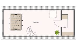Grundriss Dachboden