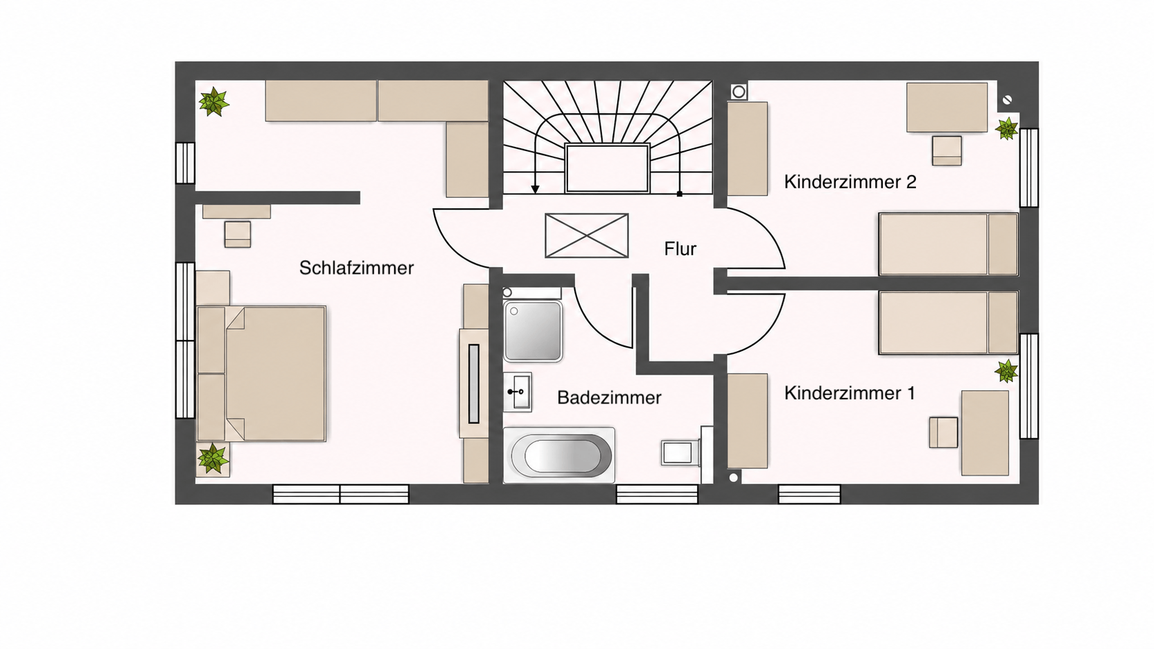 Grundriss Obergeschoss