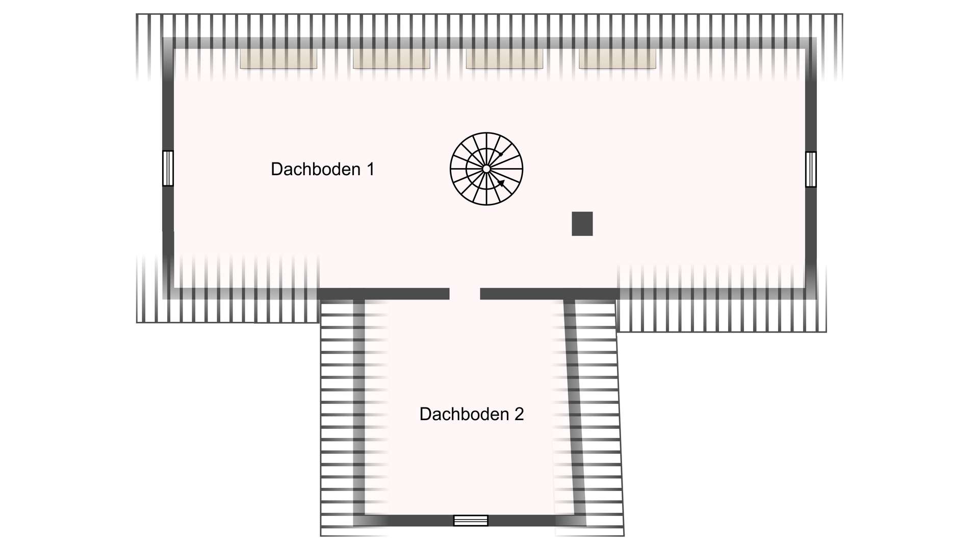 Grundriss Dachboden