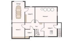 Grundriss Kellergeschoss