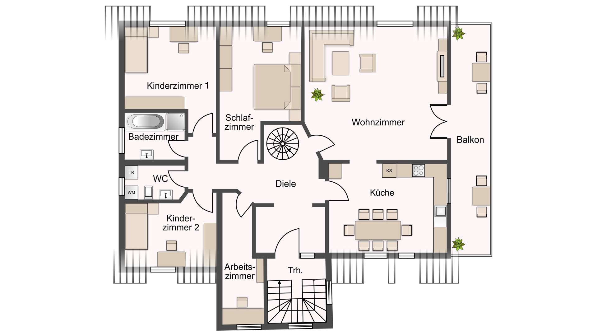 Grundriss Dachgeschoss