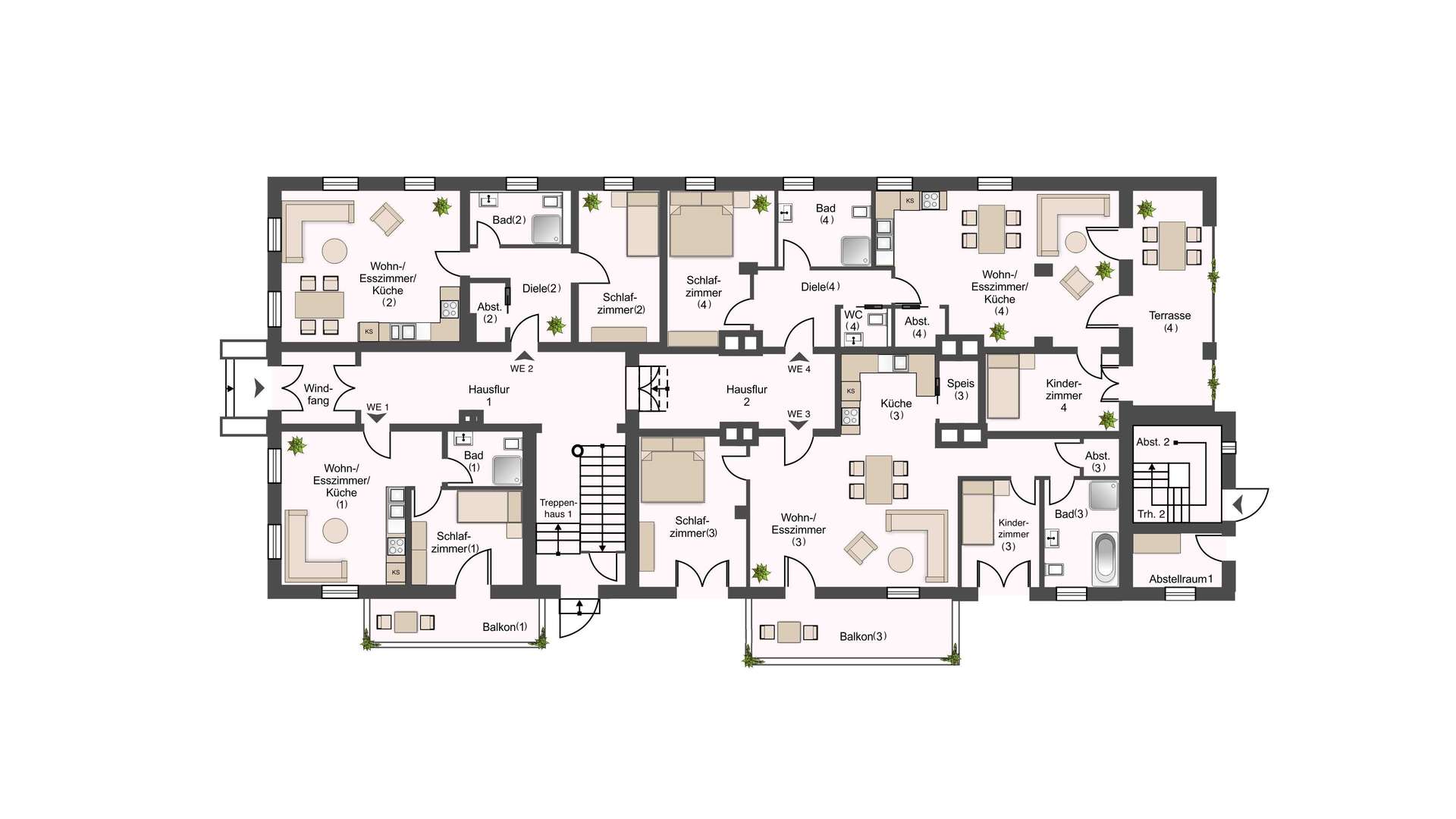 Grundriss EG Haupthaus