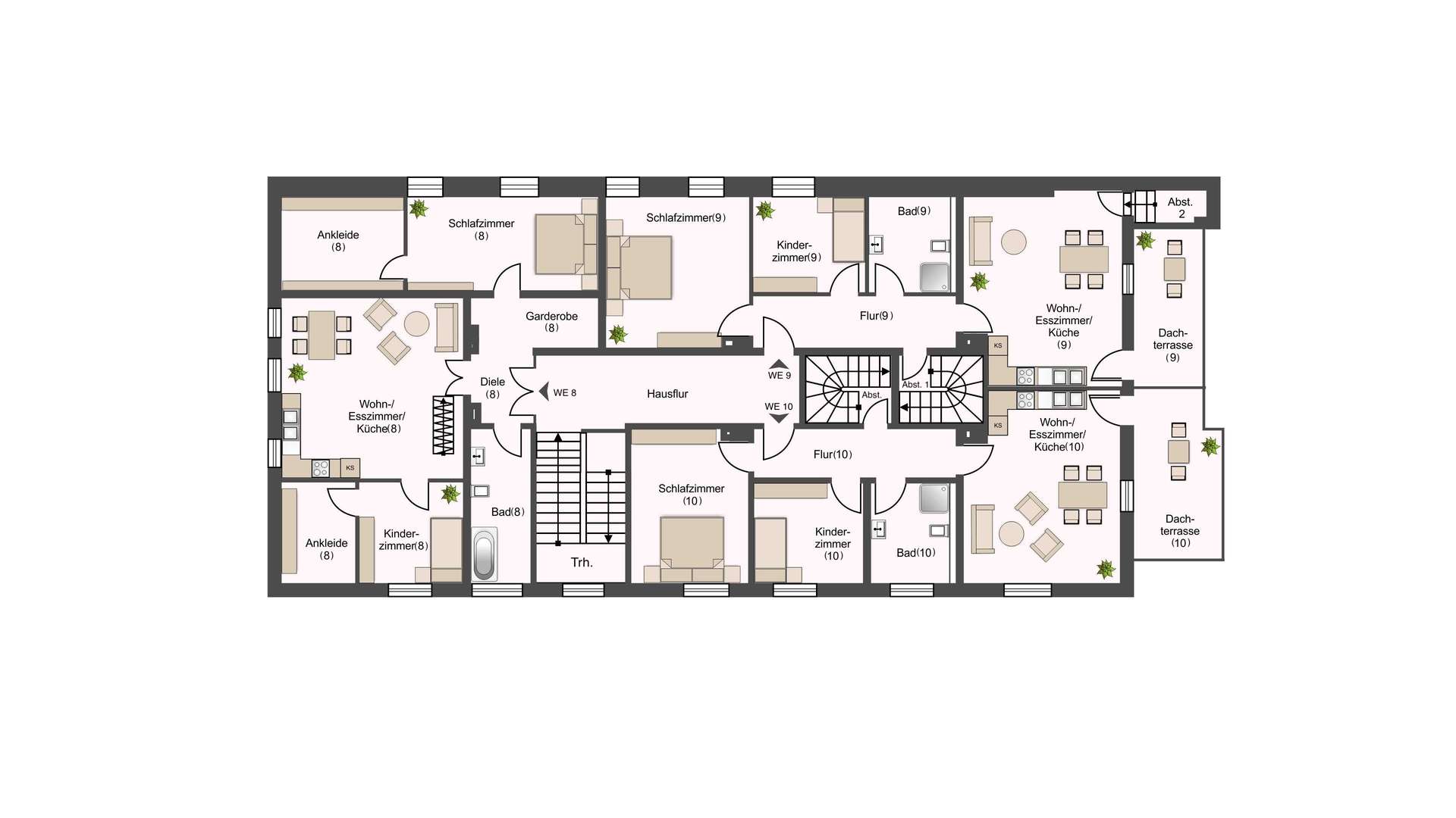 Grundriss DG Haupthaus