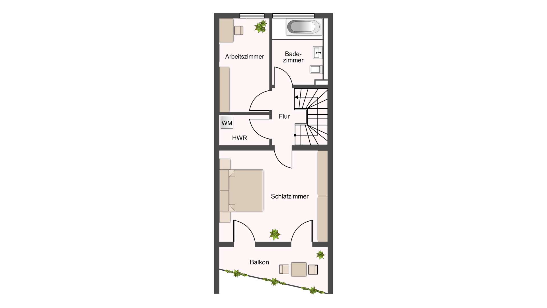 Grundriss Obergeschoss