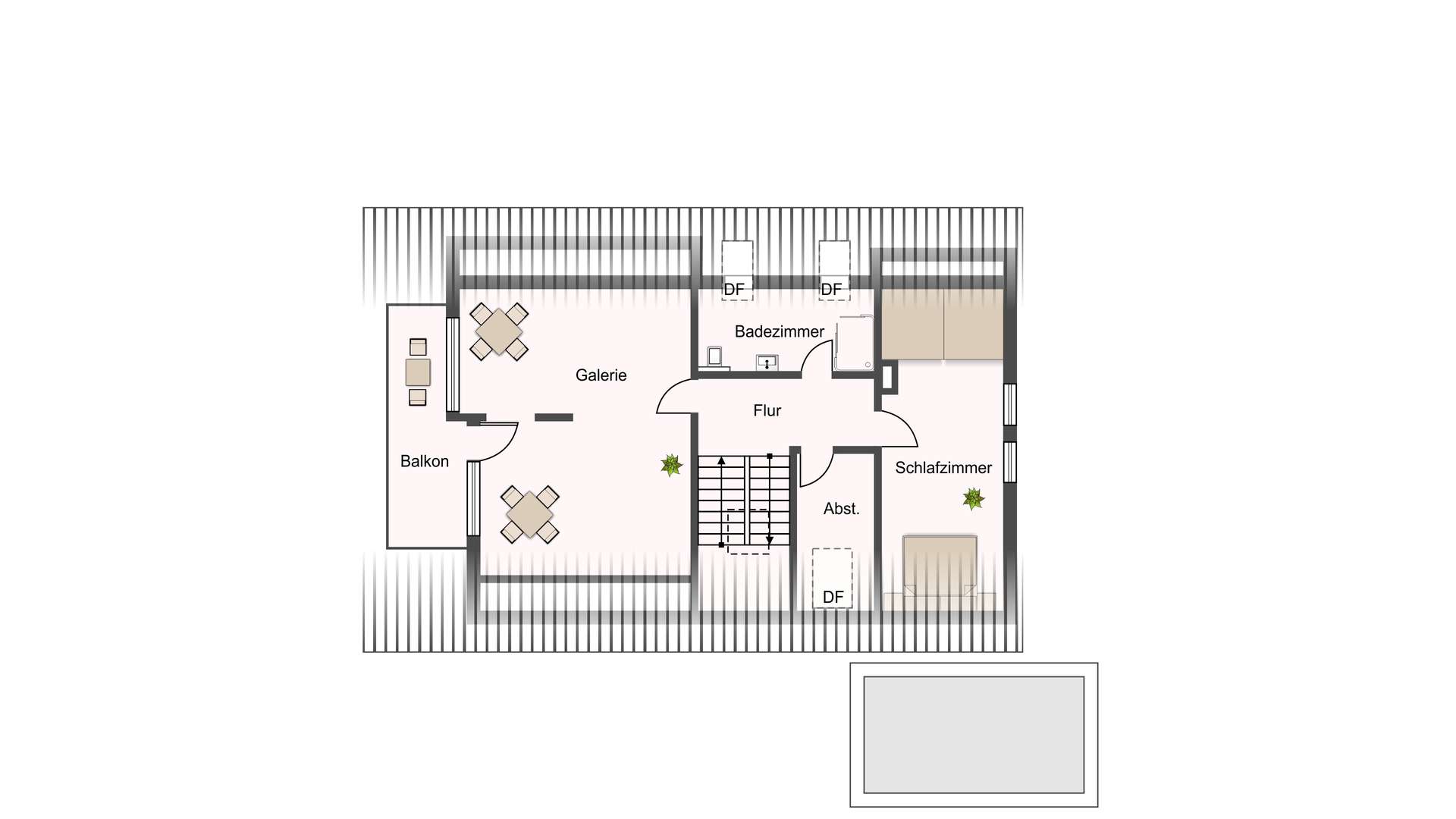 Grundriss Obergeschoss