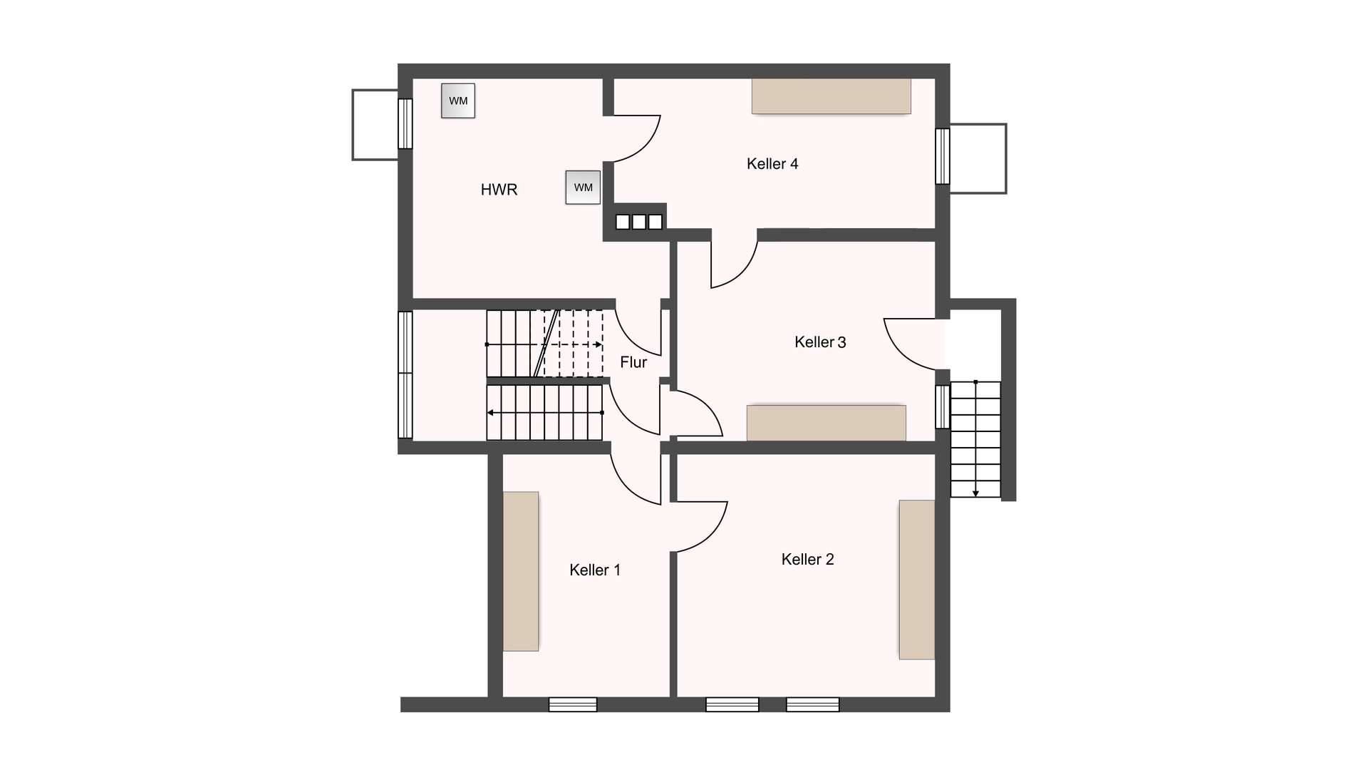 Grundriss Kellergeschoss Nr. 11a