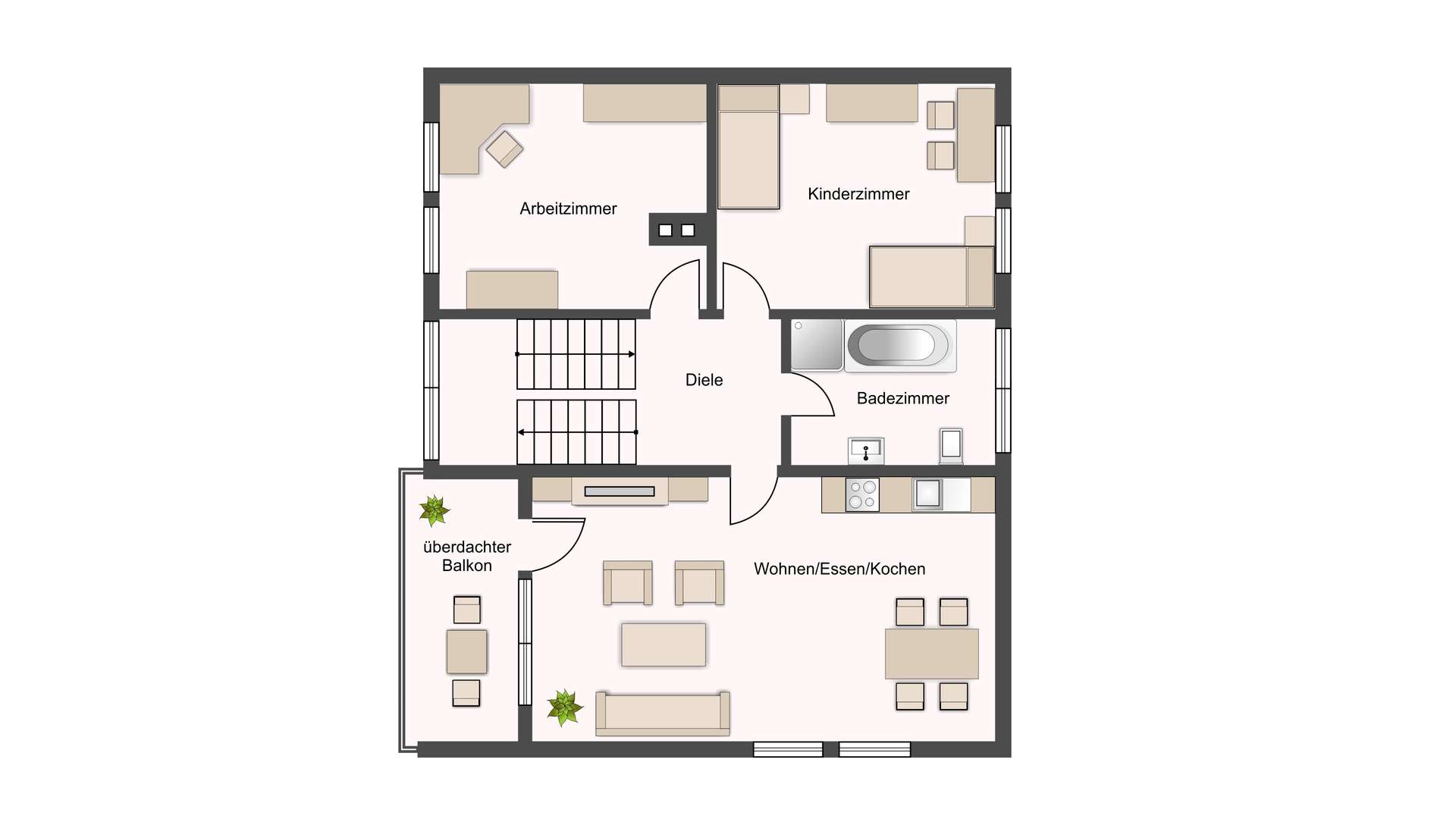 Grundriss Obergeschoss Nr. 11a