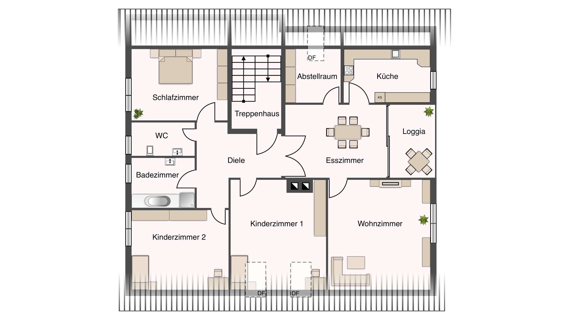 Grundriss Dachgeschoss