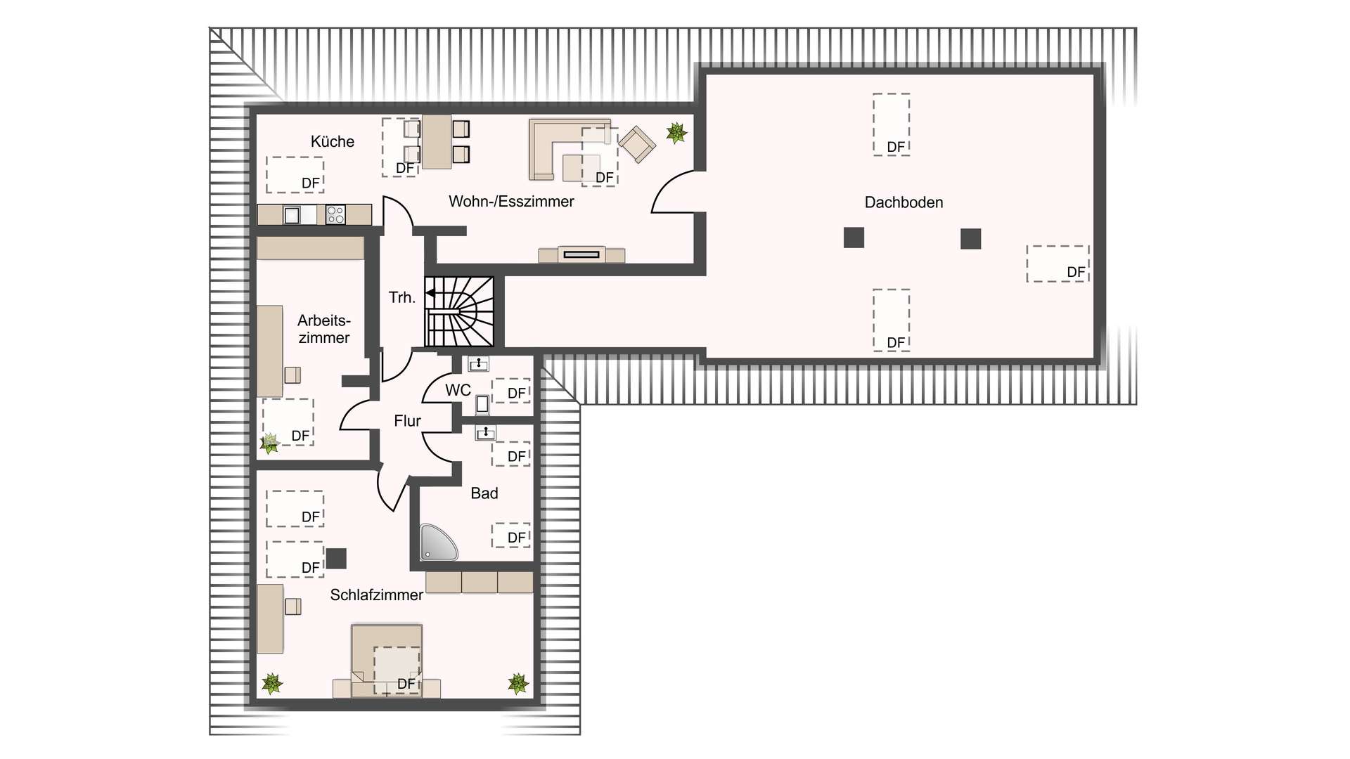 Grundriss Dachgeschoss