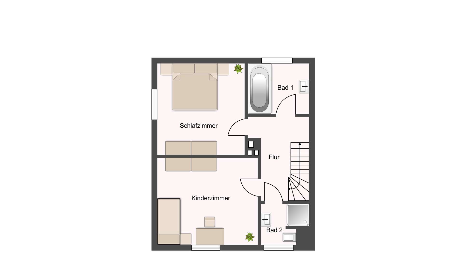 Grundriss OG Haupthaus