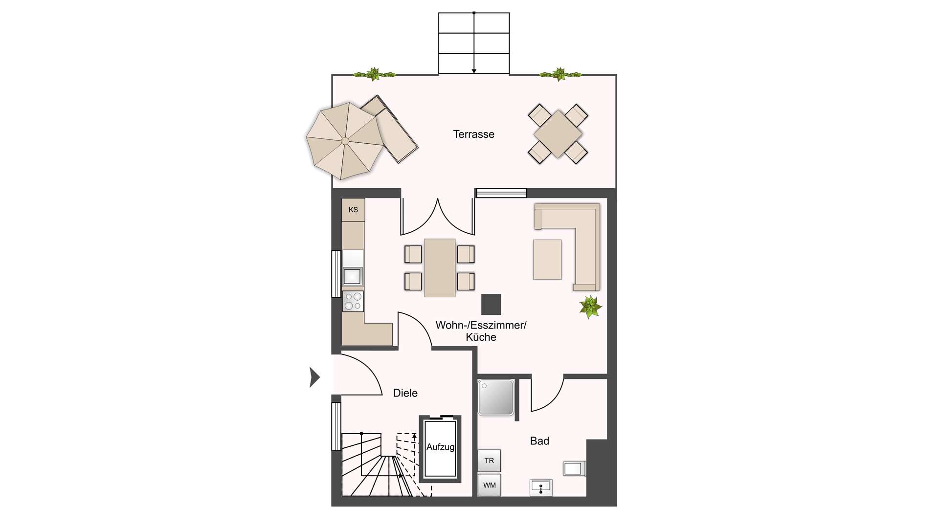 Grundriss EG Anbau
