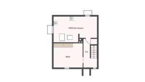 Grundriss KG Haupthaus