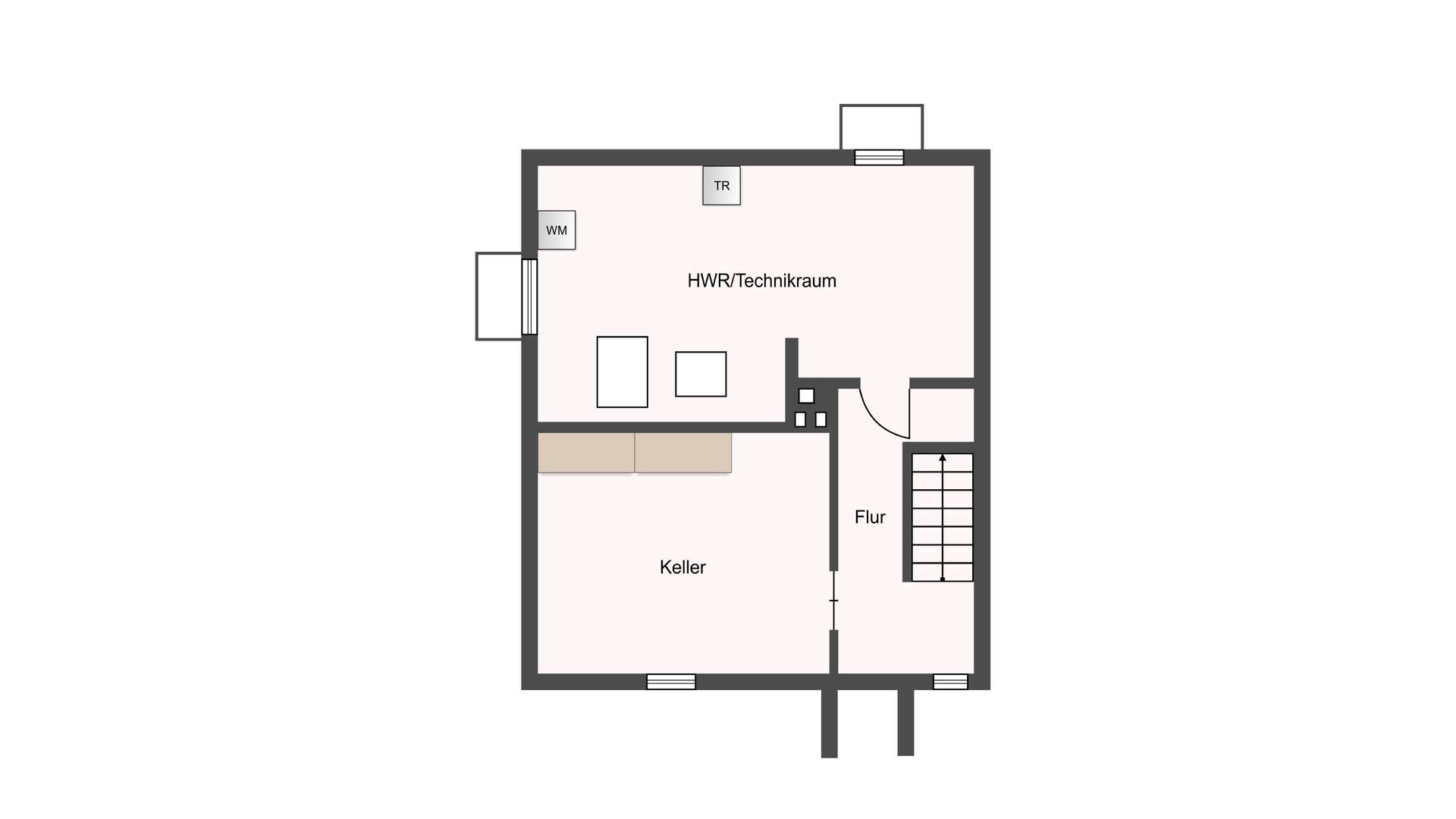 Grundriss KG Haupthaus