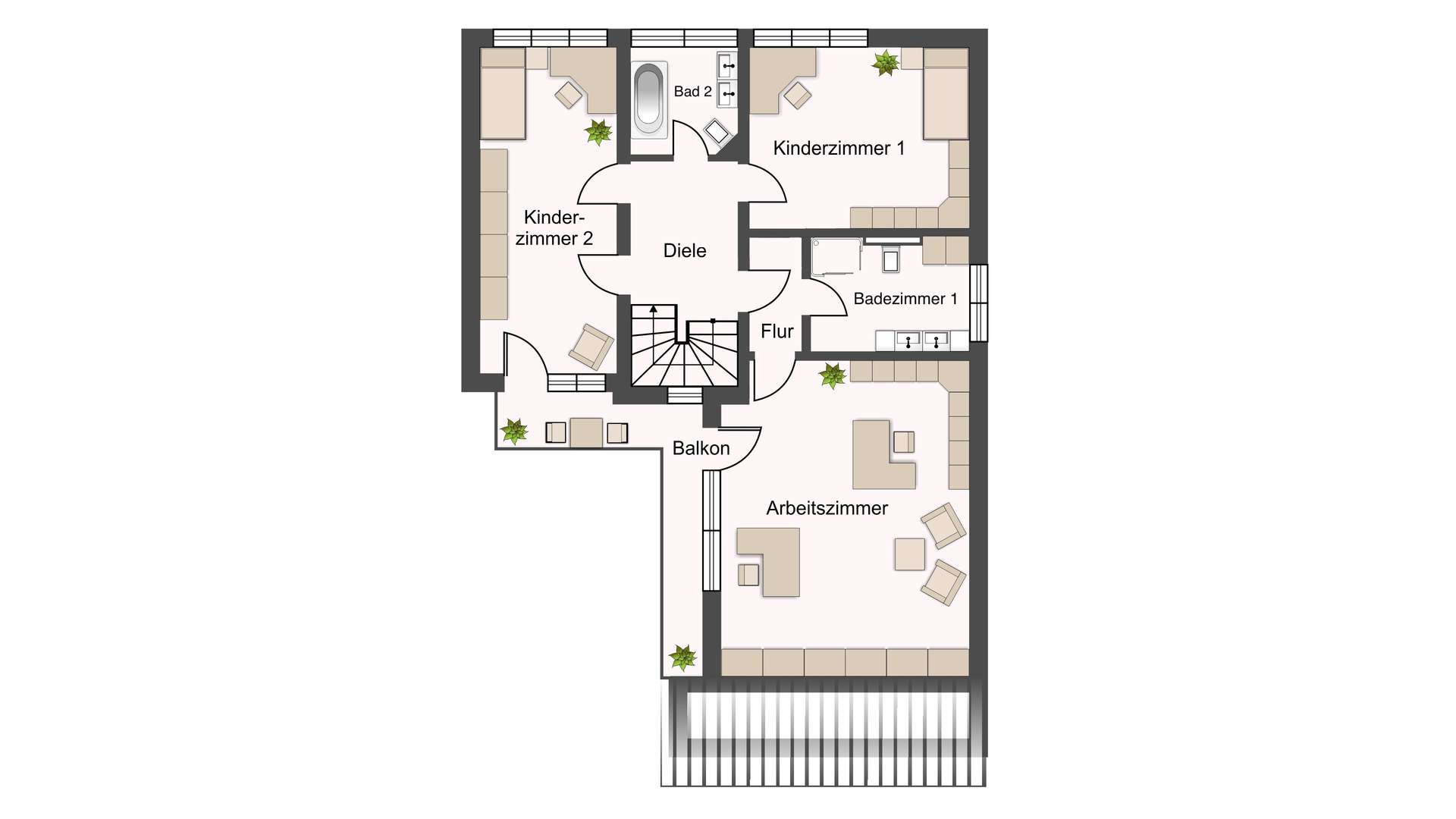 Grundriss Obergeschoss