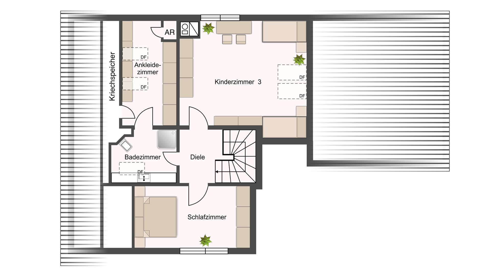 Grundriss Dachgeschoss