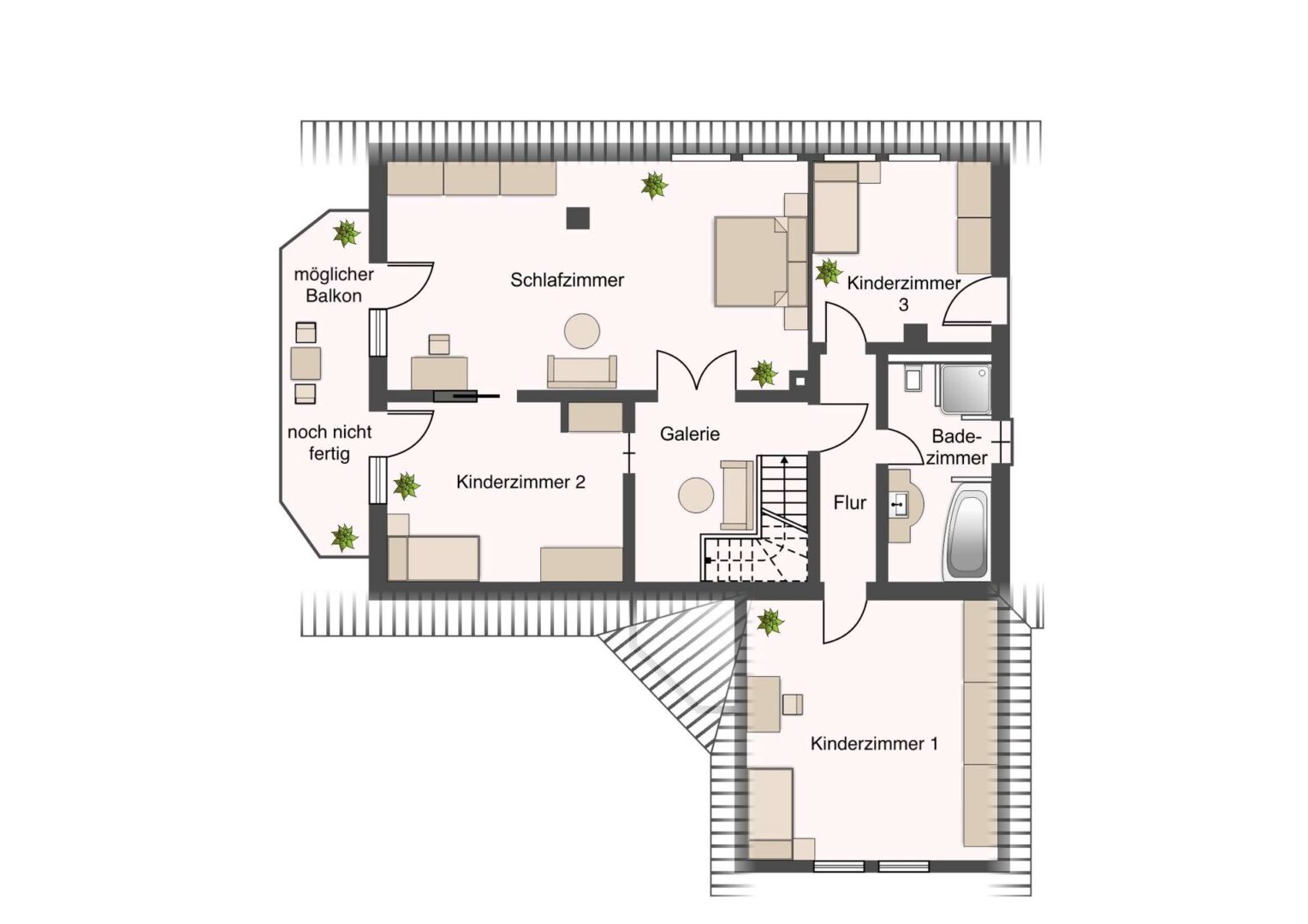 Grundriss Dachgeschoss