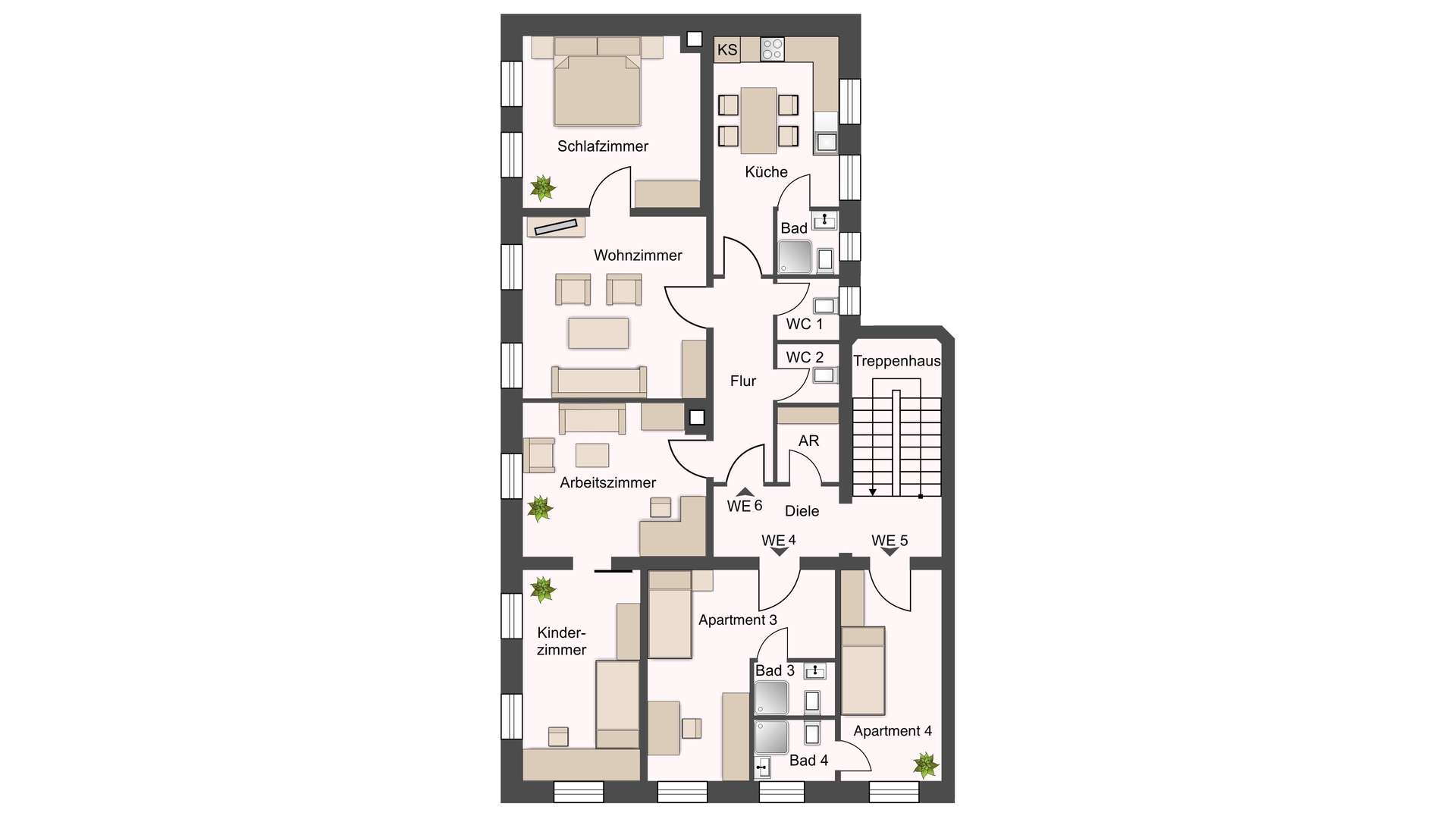 Grundriss 2. Obergeschoss
