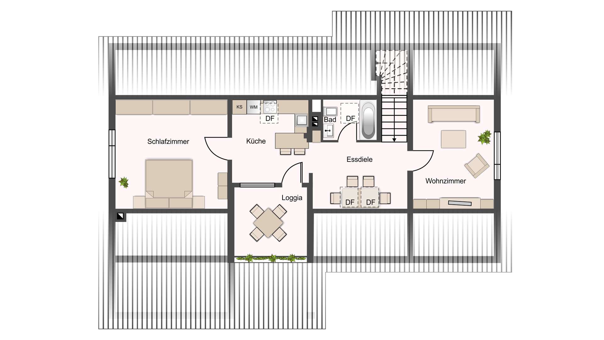 Grundriss Dachgeschoss