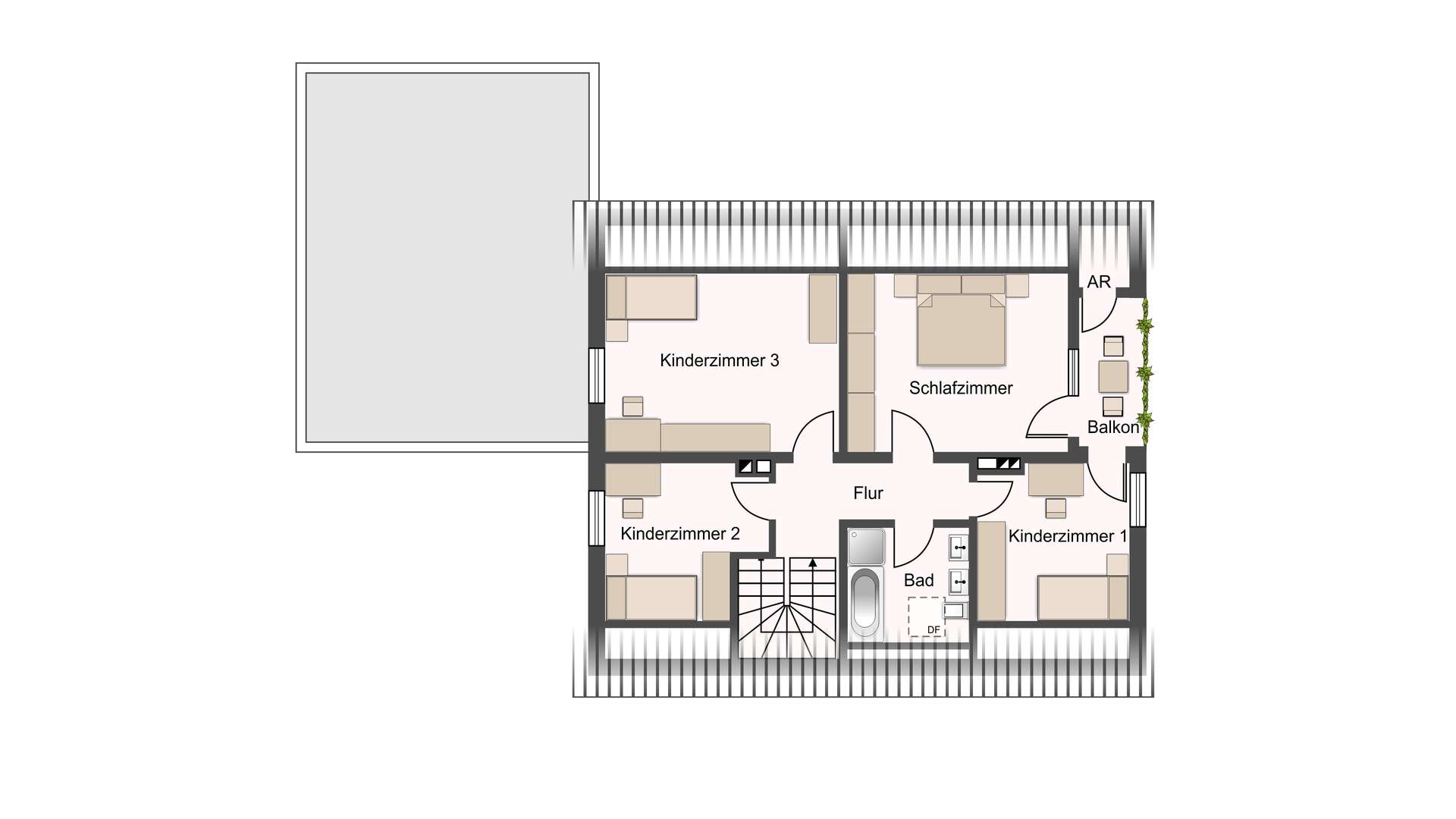 Grundriss Dachgeschoss