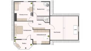 Grundriss Dachgeschoss